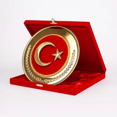 HİLAL  GOLD TABAK PLAKET