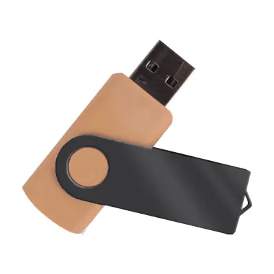 UYGUR SİYAH AHŞAP USB BELLEK 16GB